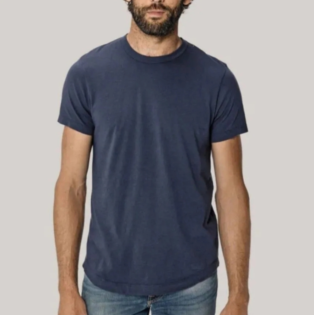 Buck Mason Men's Short Sleeve Crewneck T‑Shirt in Navy